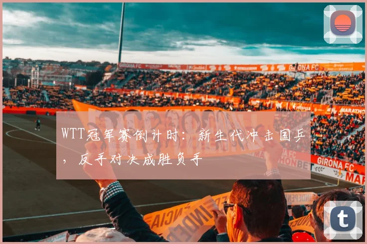 WTT冠军赛倒计时：新生代冲击国乒，反手对决成胜负手 - 搜狐体育推荐